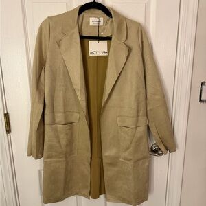 Active USA Women's Beige Blazer